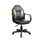 Cadeira Gamer Infantil Em Couro Pvc Pelegrin Pel-9354 Preto C