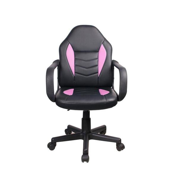 Cadeira Gamer Infantil Em Couro Pvc Pelegrin Pel-9354 Preto C