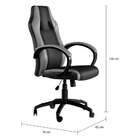 Cadeira Gamer Íris Cinza E Preta