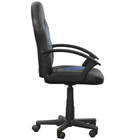 Cadeira Gamer Kids Em Couro Pu Infantil Vênus X  - Preto/Azul