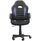 Cadeira Gamer Kids Em Couro Pu Infantil Vênus X  - Preto/Azul