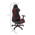 Cadeira Gamer Mig Giratória Vermelha