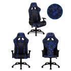 Cadeira Gamer Militar Bc3 Camo Thunderx3 Azul Admiral