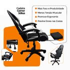 Cadeira Gamer Oficial Stillus Ergonômica Com Apoio Para Os Pé