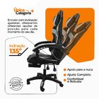 Cadeira Gamer Oficial Stillus Ergonômica Com Apoio Para Os Pé