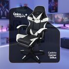 Cadeira Gamer Oficial Stillus Ergonômica Com Apoio Para Os Pé