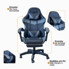 Cadeira Gamer Oficial Stillus Ergonômica Com Apoio Para Os Pé