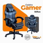 Cadeira Gamer Oficial Stillus Ergonômica Com Apoio Para Os Pé