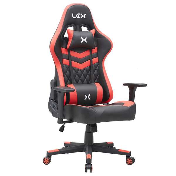 Cadeira Gamer Olympians Hades Preta E Vermelha