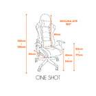 Cadeira Gamer One Shot Com Apoio De Braço Reclinável Fratini