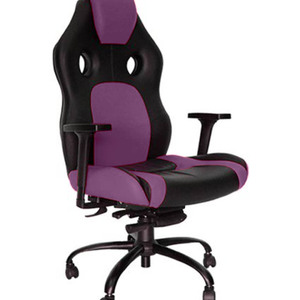 Foto de Cadeira Gamer Para Escritório Linha Gamer Racing Cor Roxo