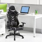 Cadeira Gamer Pelegrin Em Couro Pu Reclinável Pel-3003 Preta