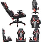 Cadeira Gamer Pelegrin Em Couro Pu Reclinável Pel-3014