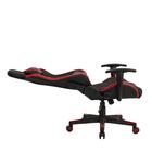 Cadeira Gamer Pelegrin Em Couro Pu Reclinável Pel-3019 Preta