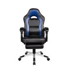 Cadeira Gamer Pelegrin Pel-3006 Couro Pu Preto E Azul