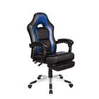 Cadeira Gamer Pelegrin Pel-3006 Couro Pu Preto E Azul