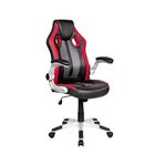 Cadeira Gamer Pelegrin Pel-3009 Couro Pu Vermelha, Preta e Ci