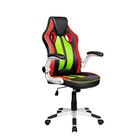 Cadeira Gamer Pelegrin Pel-3009 Couro Pu Vermelha, Preta e Ve