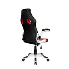 Cadeira Gamer Pelegrin Pel-3009 Couro Pu Vermelha, Preta e Ve