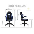 Cadeira Gamer Pelegrin Pel-3011 Preta E Azul