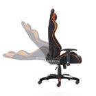 Cadeira Gamer Preta Com Laranja Mk-2040 - Makkon
