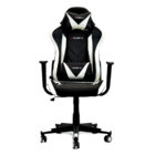 Cadeira Gamer Preta e Branca de Escritório Ergonômica Rush Ra