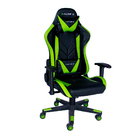 Cadeira Gamer Preta e Verde Reclinável Ergonômica Rush Racer X