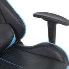 Cadeira Gamer Prime Preta e Azul com Apoio Dazz