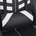 Cadeira Gamer Prime Preta e Branca com Apoio Dazz