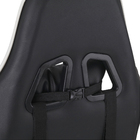 Cadeira Gamer Prime Preta e Branca com Apoio Dazz