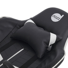 Cadeira Gamer Prime Preta e Branca com Apoio Dazz