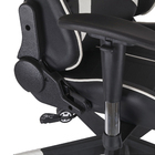 Cadeira Gamer Prime Preta e Branca com Apoio Dazz