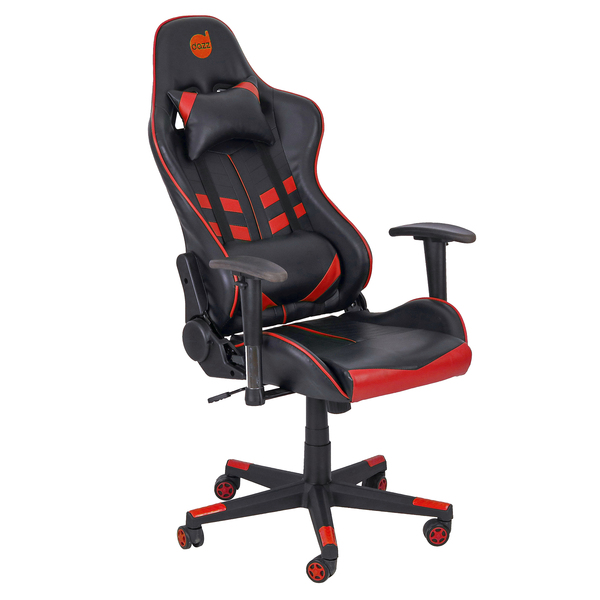 Cadeira Gamer Prime Preta e Vermelha com Apoio Dazz