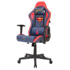 Cadeira Gamer Profissional Dc Superman Reclinável Azul