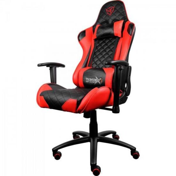 Cadeira Gamer Profissional Tgc12 Preta/vermelha Thunderx3