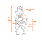 Cadeira Gamer Quest - Preto E Cinza