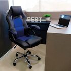 Cadeira Gamer Reclinável Base Cromada Giratória Preto/vermelh