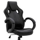 Cadeira Gamer Royale Preto All Black Com Regulagem De Altura