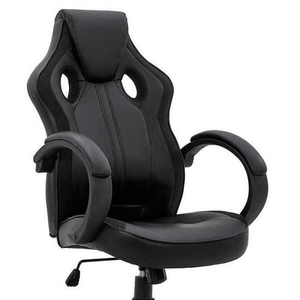 Cadeira Gamer Royale Preto All Black Com Regulagem De Altura