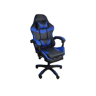 Cadeira Gamer Stillus Ergonômica Com Apoio Para Os Pés - Azul