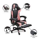 Cadeira Gamer Stillus Ergonômica Com Apoio Para Os Pés - Pret