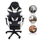 Cadeira Gamer Stillus Ergonômica Com Apoio Para Os Pés - Pret