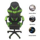 Cadeira Gamer Stillus Ergonômica Com Apoio Para Os Pés - Pret