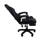 Cadeira Gamer Stillus Ergonômica Com Apoio Para Os Pés Preta