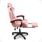 Cadeira Gamer Stillus Ergonômica Com Apoio Para Os Pés Rosa