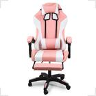 Cadeira Gamer Stillus Ergonômica Com Apoio Para Os Pés Rosa