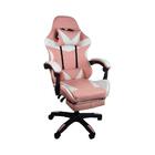 Cadeira Gamer Stillus Ergonômica Com Apoio Para Os Pés - Rosa
