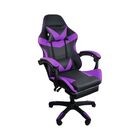 Cadeira Gamer Stillus Ergonômica Com Apoio Para Os Pés - Roxo