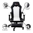 Cadeira Gamer Stream Giratória Com Apoio Para Pés