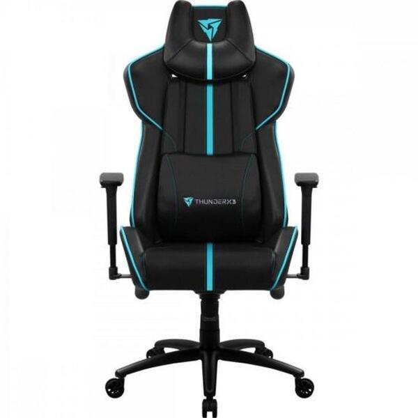 Cadeira Gamer Thunderx3 Bc7 Larger Black Cyan